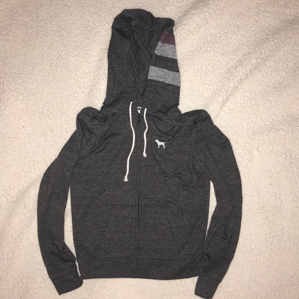PINK Hooded Zip Up Jacket
